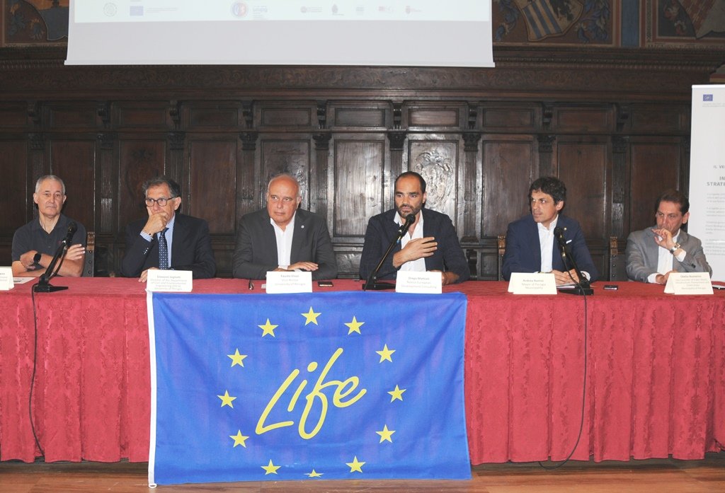 da sx Grohmann, Gigliotti, Elisei, Mattioli, Romizi, Numerini, Progetto, Clivut